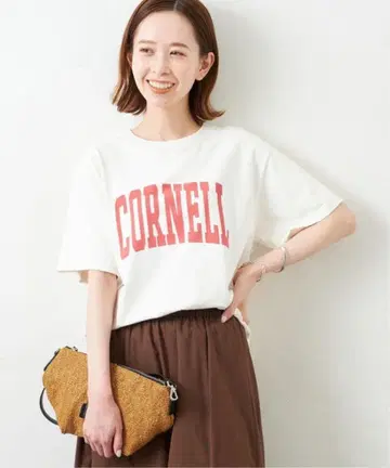 저널 스탠다드 칼리지 로고 빅 T셔츠 CORNELL