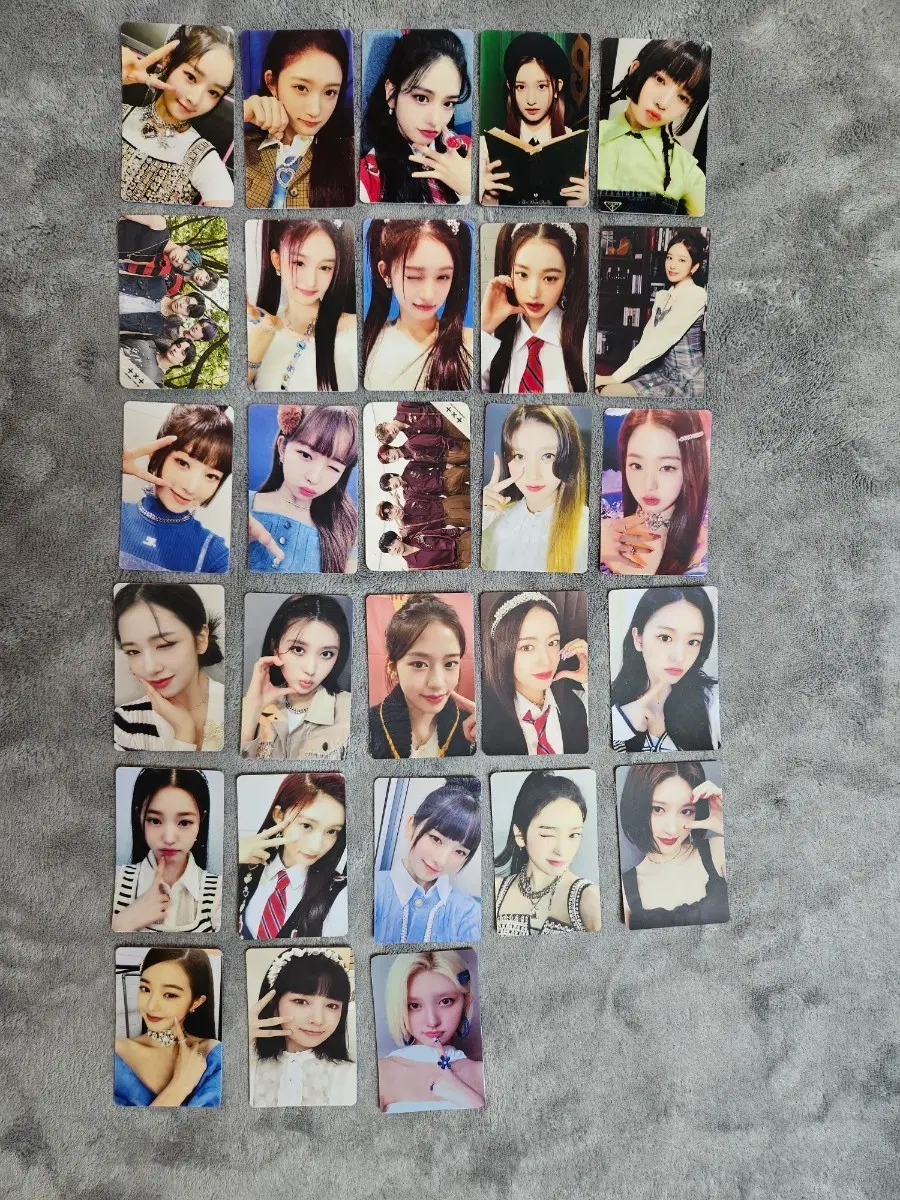 Ive etc. photocards (Munca) 28 sheets bulk sell