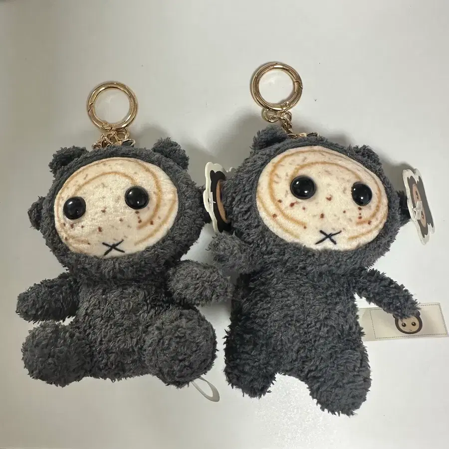 (새상품) 동궁 꺼먹살이 꺼먹이 인형 키링 2종 세트