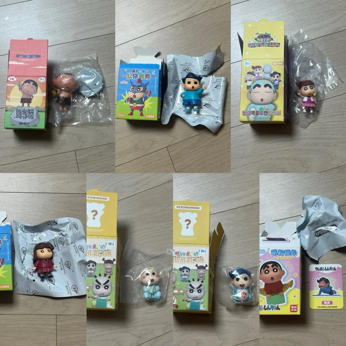 원시시대 훈이, 애기 한별, 애기 철수, 수지, 유리, 철수