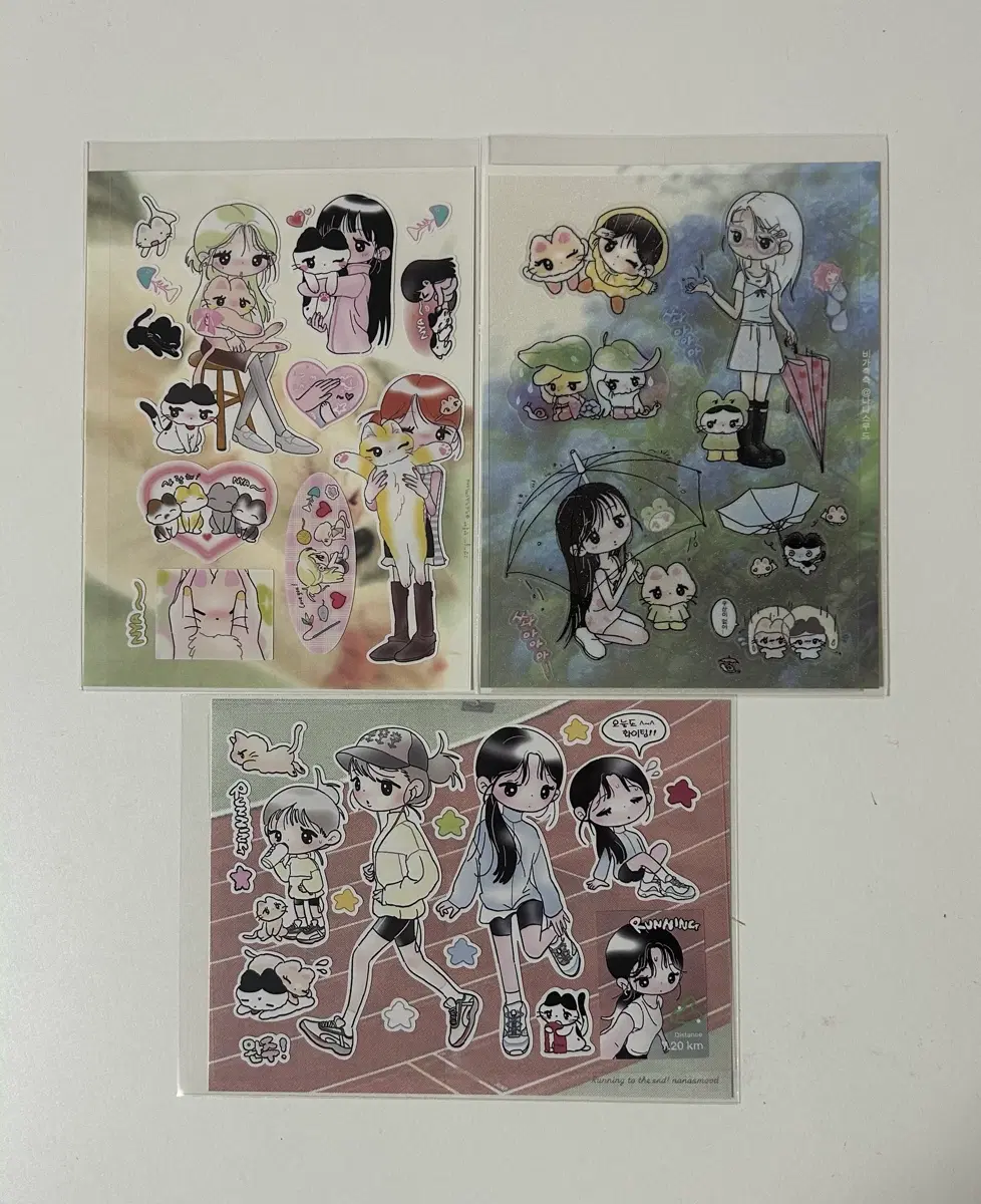나나스무드 스티커 set (미사용)