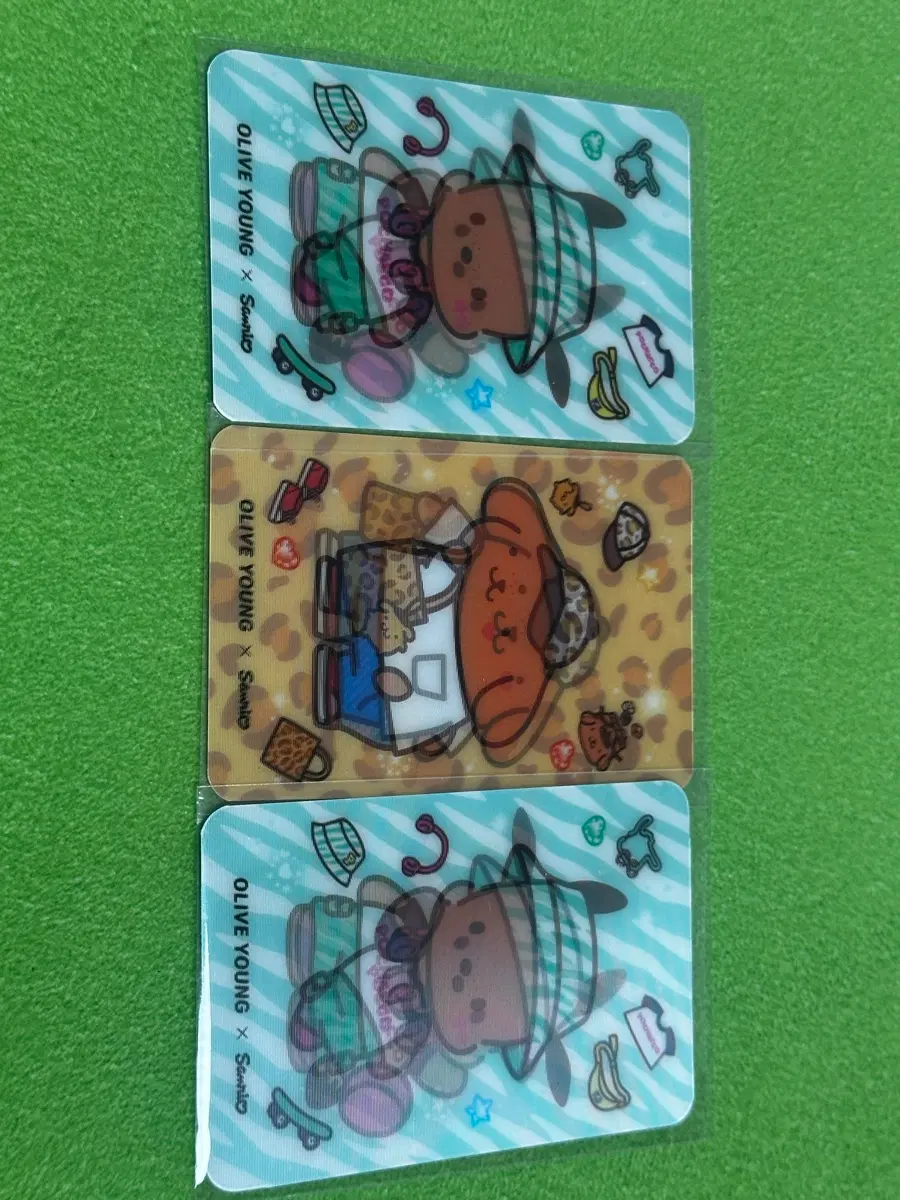 올리브영 성수 산리오 렌티큘러카드 3개 일괄
