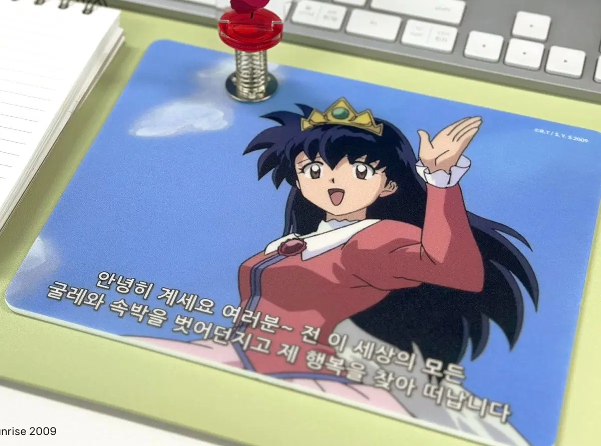 이누야샤 홍대 팝업 가영 마우스 패드 미개봉 판매