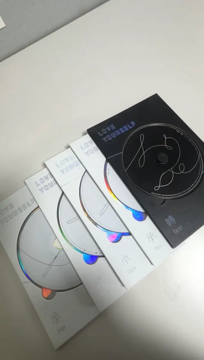 BTS 앨범씨디 5장