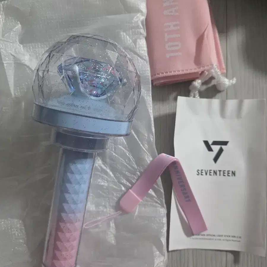 세븐틴 10주년 응원봉