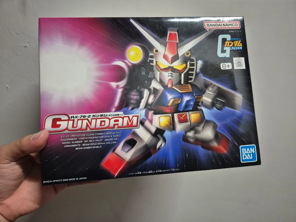 SDBB전사 No.329 RX-78-2 건담 (애니메이션 컬러 Ver.)