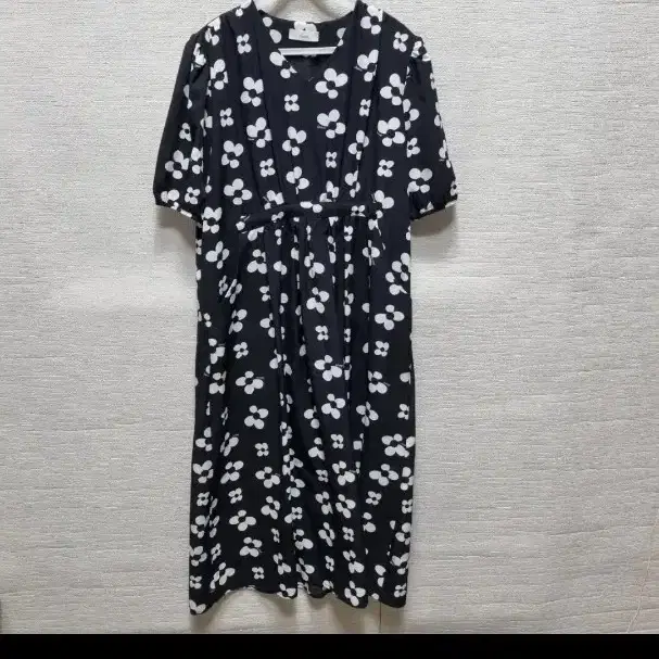 v357 반팔 롱 원피스