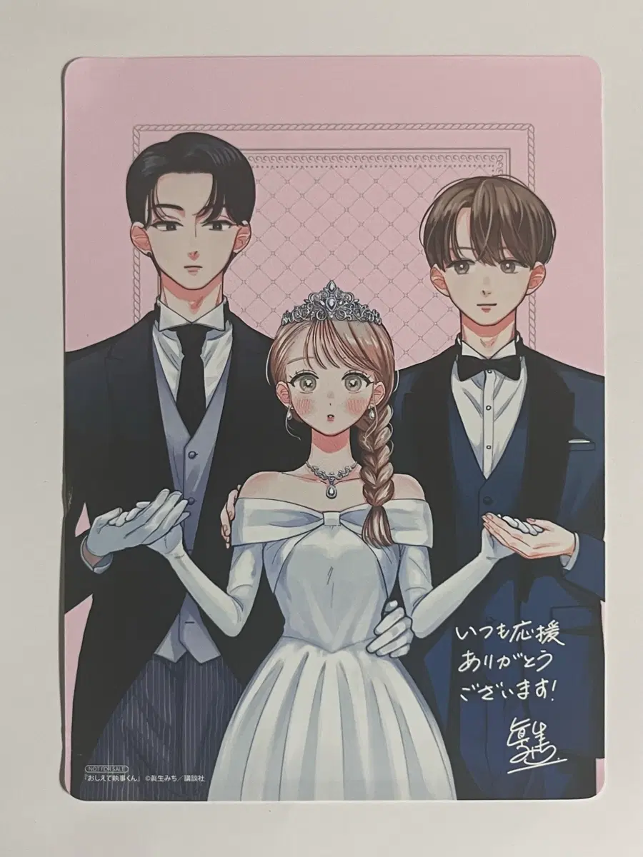 가르쳐줘 집사 3권 애니메이트 특전 일본 순정 만화