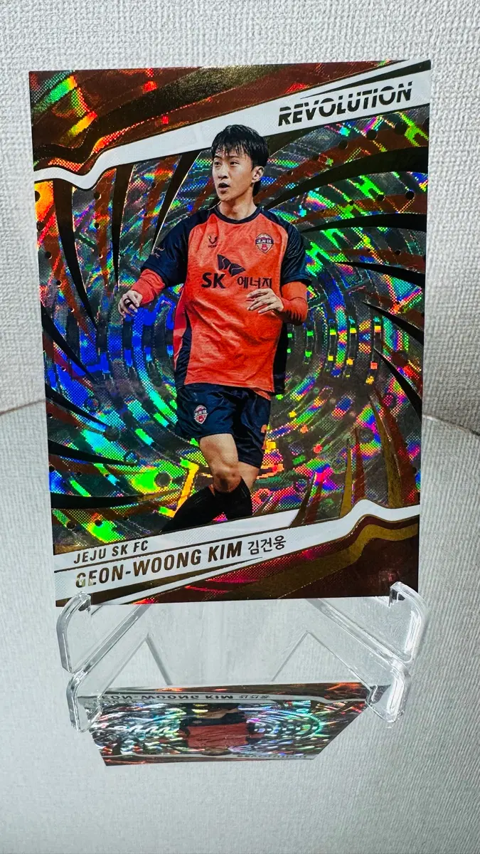 K리그 제주 sk 김건웅 레볼루션 36/99 한정카드