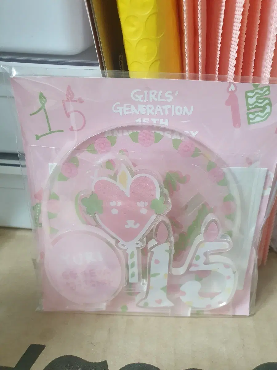 소녀시대 15주년 유리 아크릴 스탠드