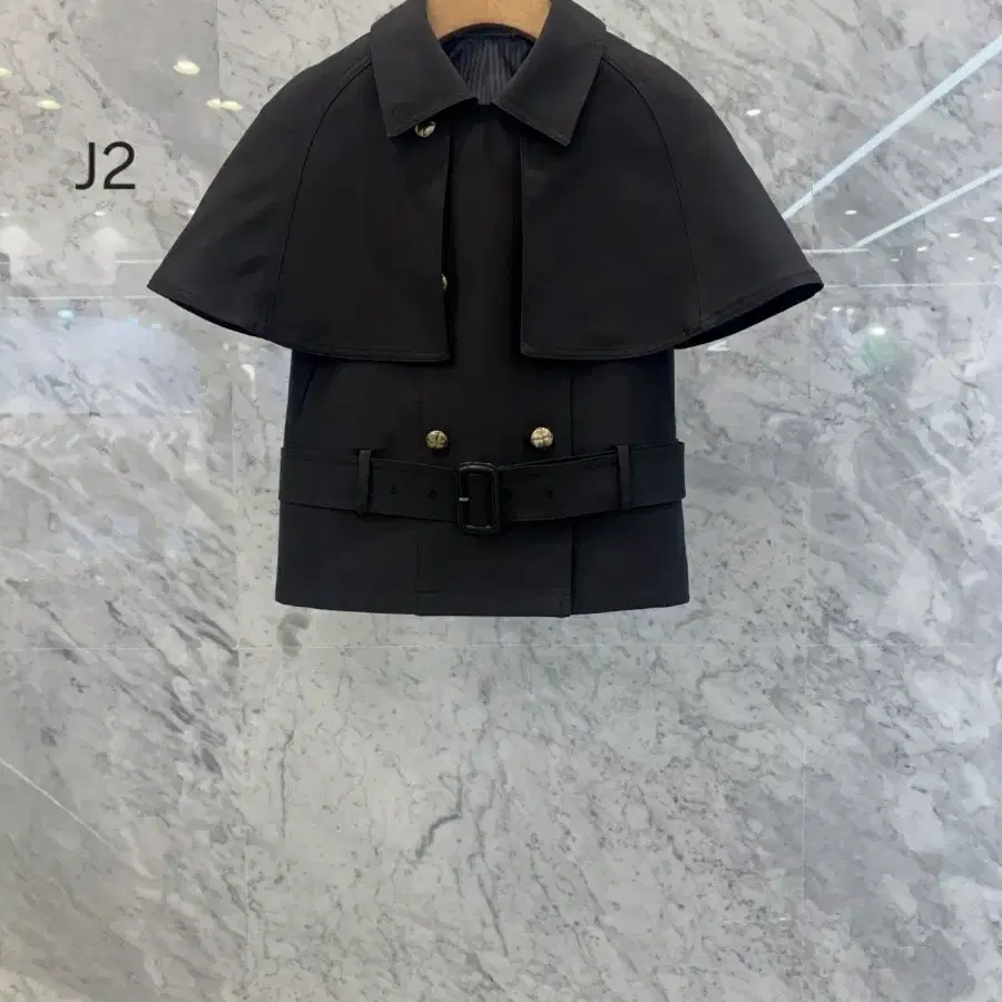 js뉴욕스타일신상 케이프 탈부착 벨트셋트 더블 조끼 셋트J2