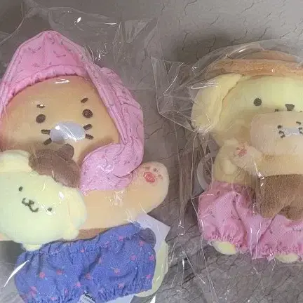 폼폼푸린 춘식이 키링 세트