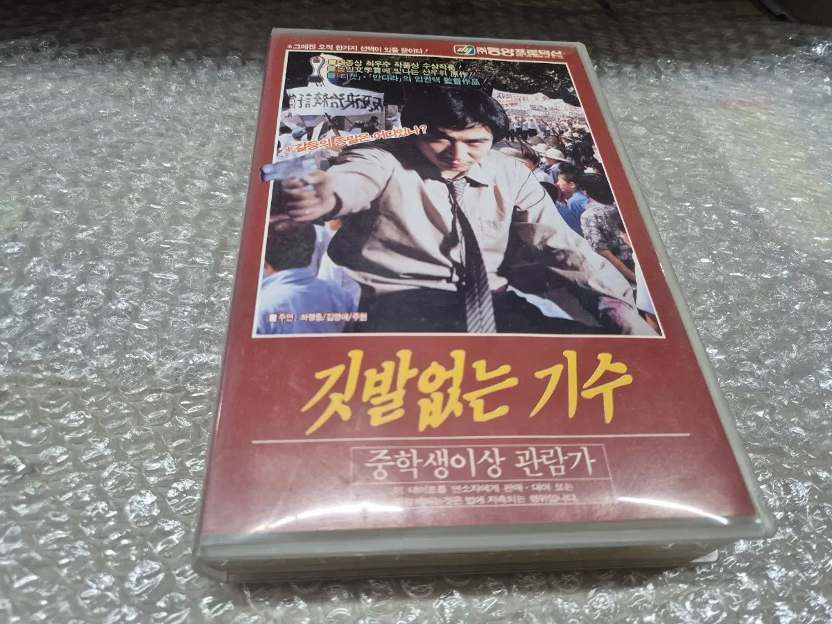 깃발없는기수(임권택감독/하명중/김영애/주현) 비디오