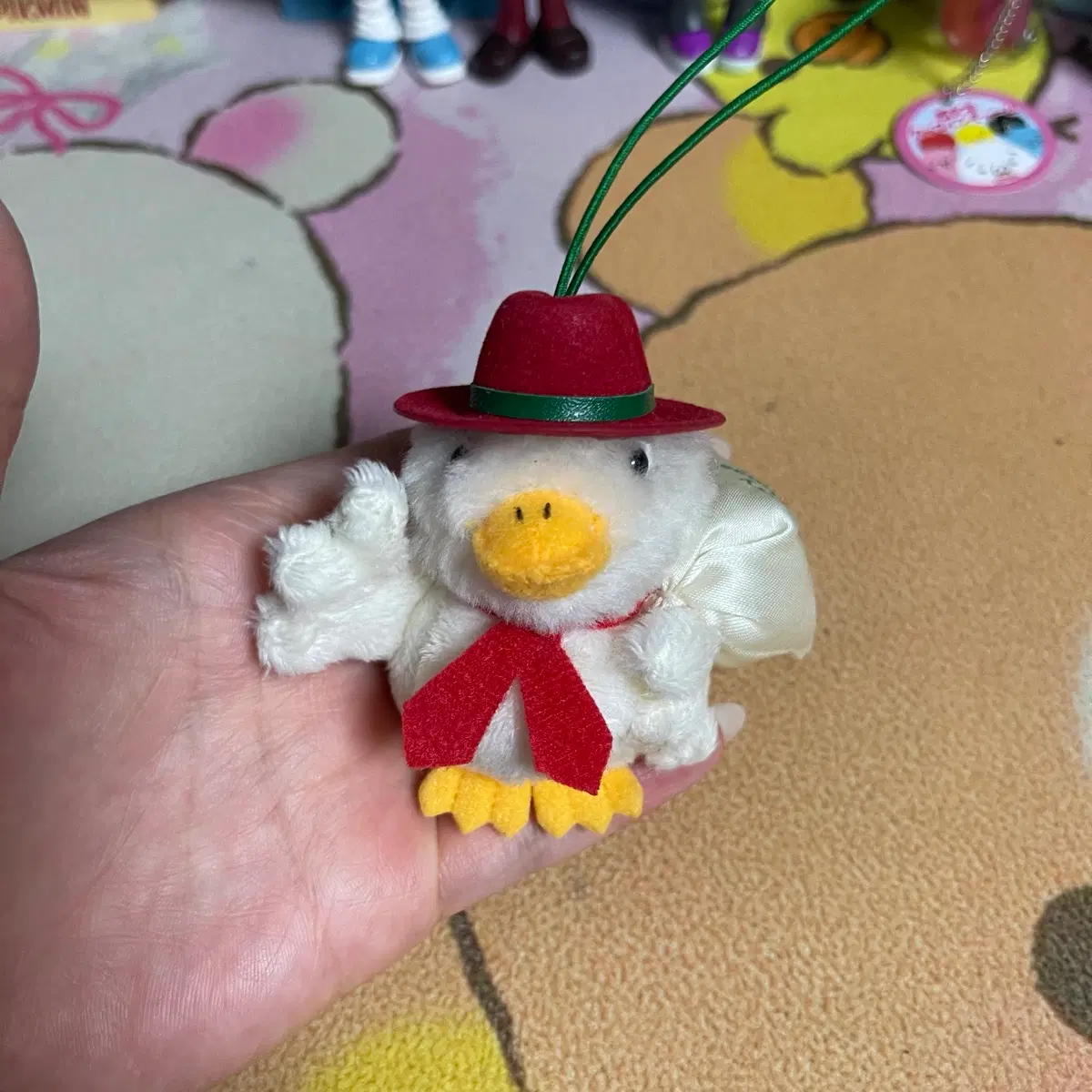 빈티지 오리 인형 일본인형 고전 가챠