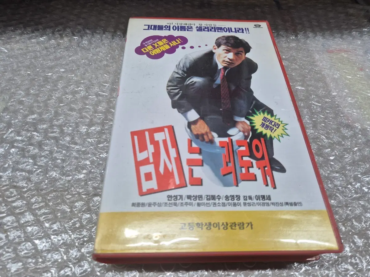 남자는괴로워(안성기/김혜수/박상민/이명세감독) 비디오