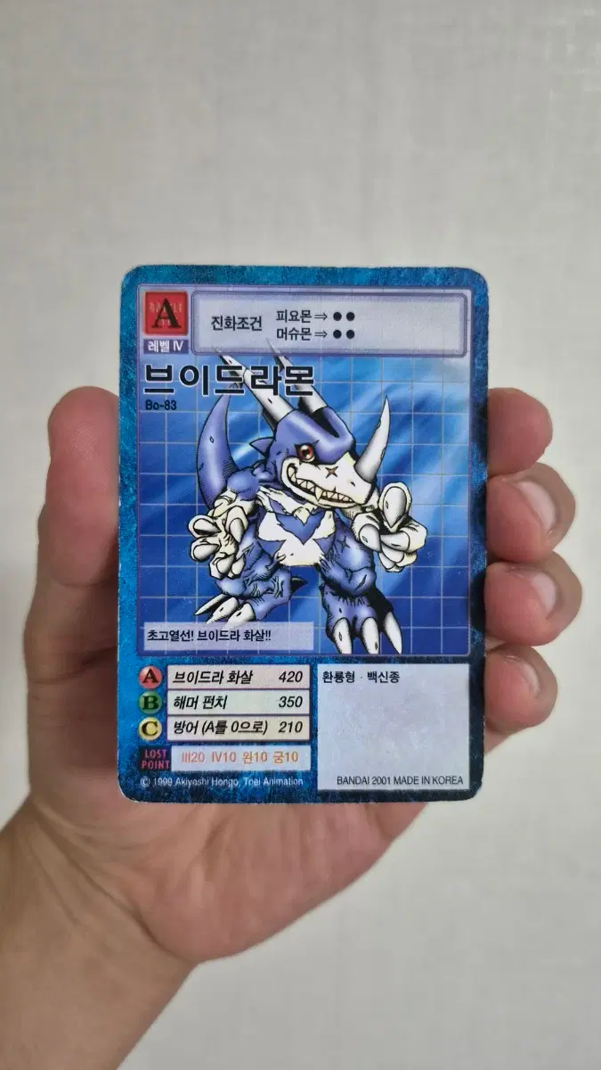 디지몬 브이드라몬 카드