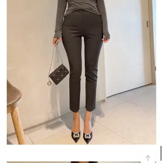 더마농 돌체 슬림 슬랙스 차콜m 택ㅇ 새상품