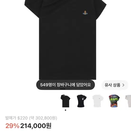 비비안 웨스트우드 헤보 탑 블랙