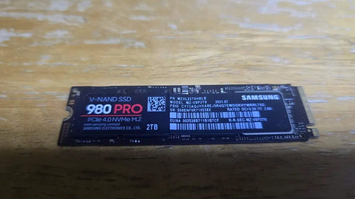 삼성전자 980 PRO M.2 NVMe SSD 2TB