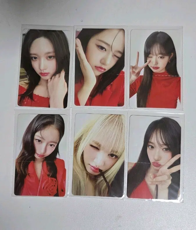 아이브 파파존스 포토카드 6장 일괄