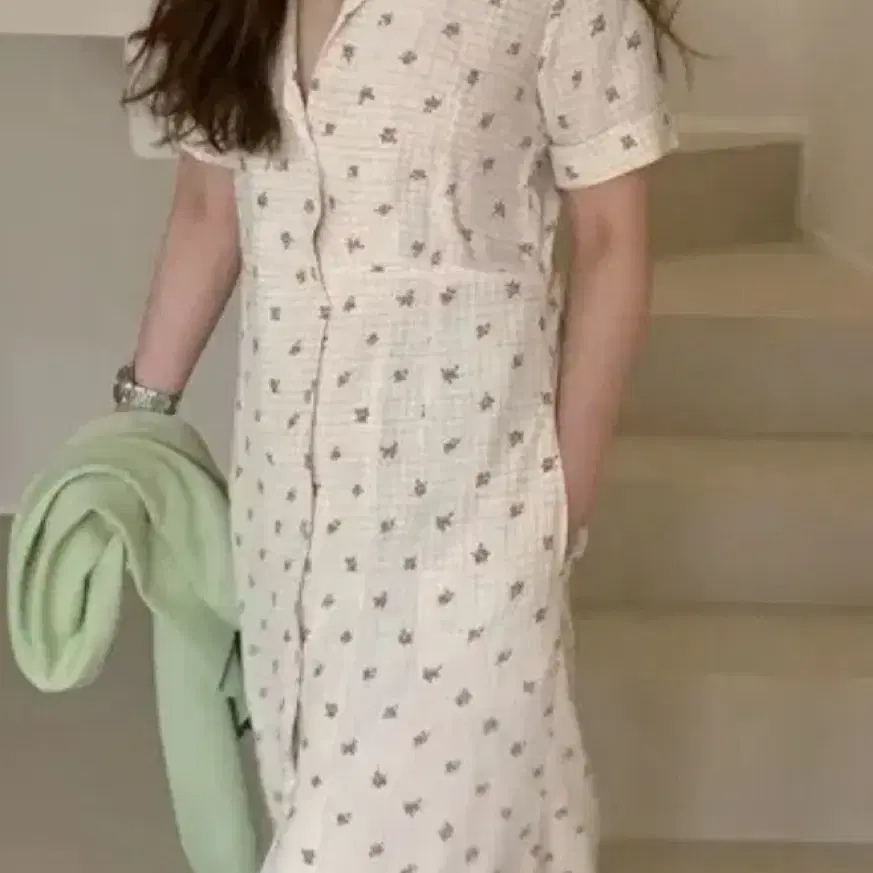 메이비베이비 빈티지 플라워 원피스