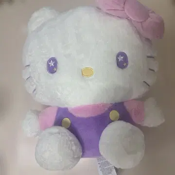 헬로키티 봉제 인형 별눈 퍼플