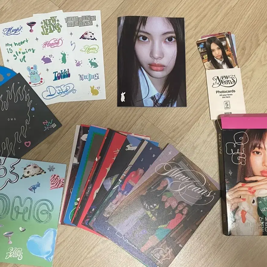 뉴진스 OMG 앨범 혜인 포토카드 풀박스