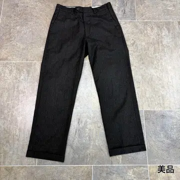 노브랜드 블랙 슬랙스 46 남성용 구제 의류 새상품급