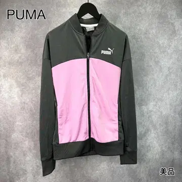 PUMA 그레이 핑크 트랙 자켓 XS Y2K 새상품급