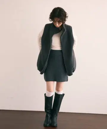 Trish 니트 미니 스커트