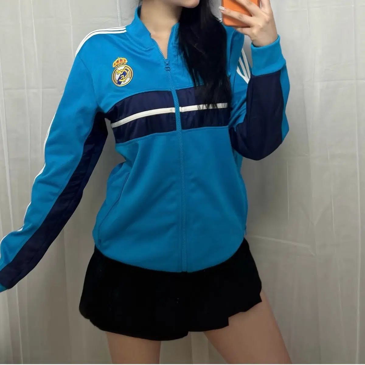 아디다스 레알마드리드 트랙탑 블루