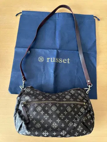 [새상품급] 러셋(russet) 2WAY 숄더백 올 패턴 나일론 경량