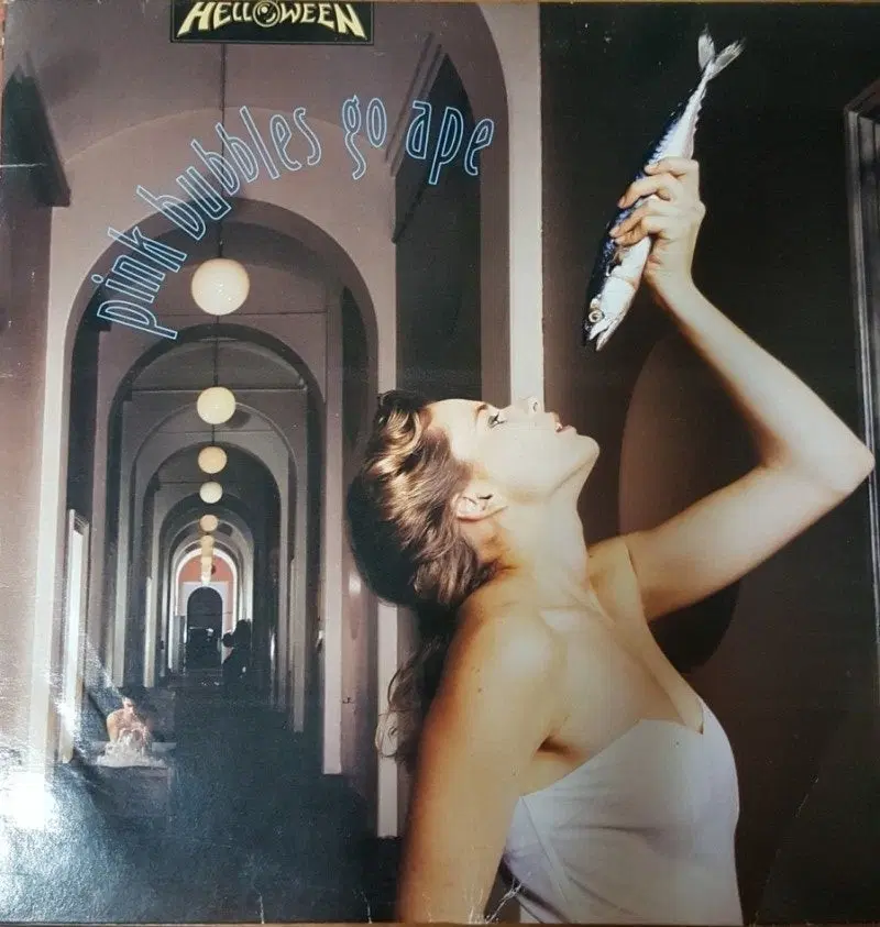 HELLOWEEN - PINK BUBBLES GO APE LP(GF.직배)