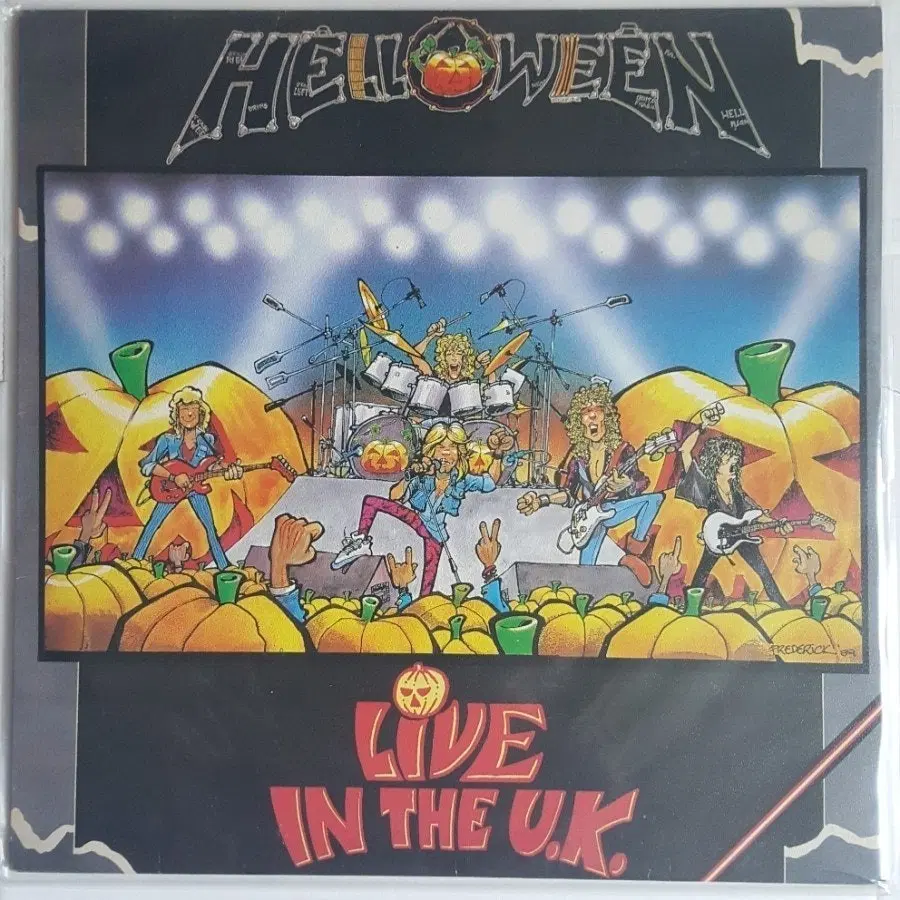 HELLOWEEN - LIVE IN THE U.K LP(직배발매앨범)