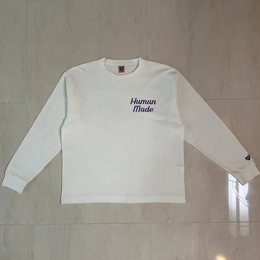 휴먼메이드 롱슬리브 긴팔티 화이트 2XL