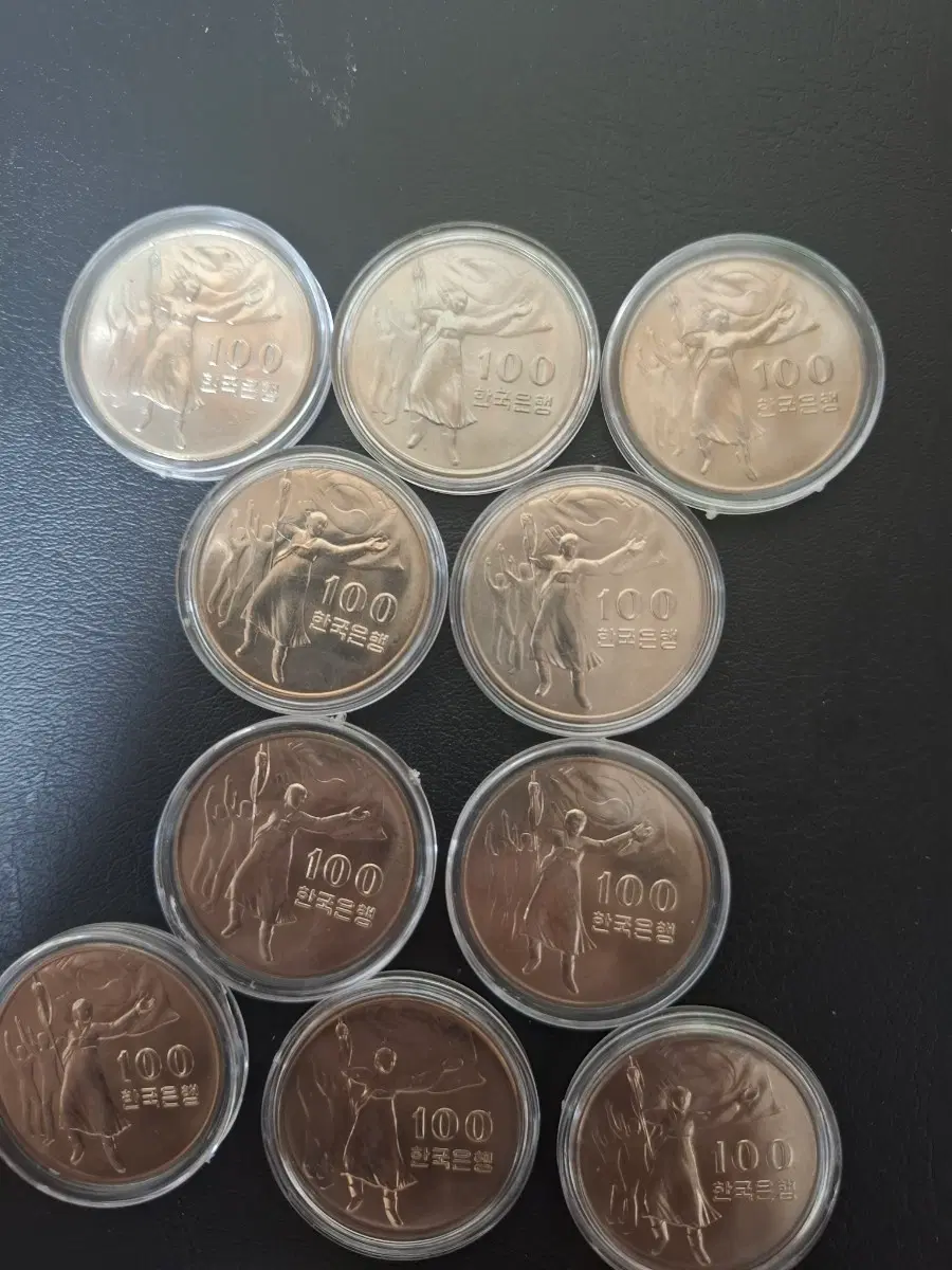 광복30주년기념주화 100원 류관순 완전미사용 10개 몽땅드립니다