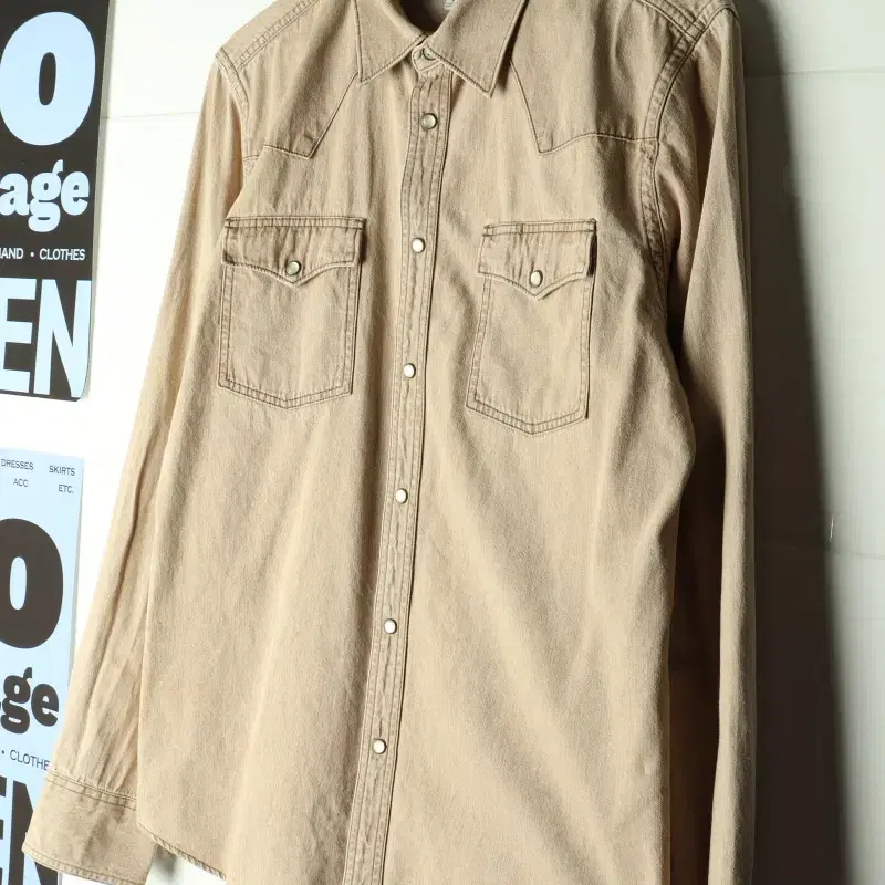 (M-L) 테코바스 셔츠 남방 USA 웨스턴 희귀 매물-H37476