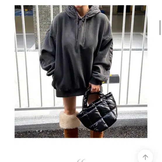패딩후드티