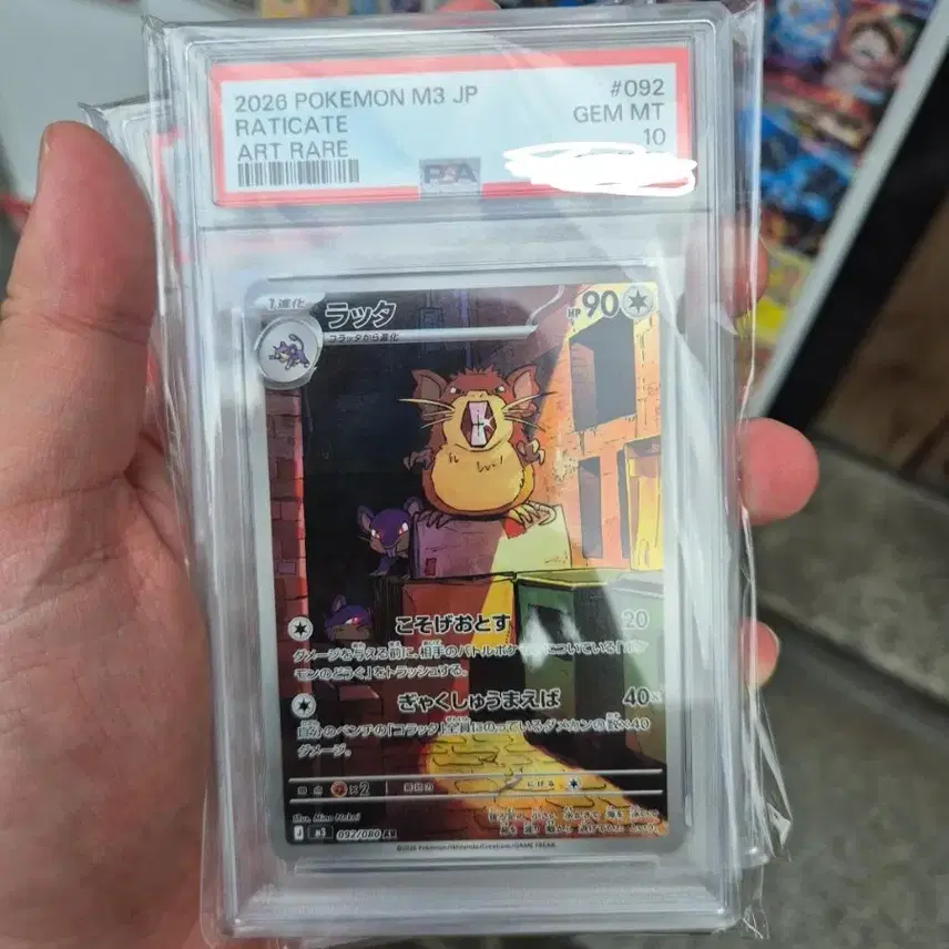 포켓몬 PSA 10 ar 포켓몬 카드 일판