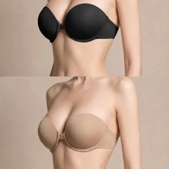 카인다미 논슬립 오프숄더 브라 스킨b