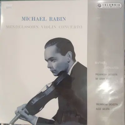 [리이슈엘피] Michael Rabin  Mendelssohn Violin Concerto
