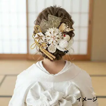츠마미자이쿠 머리 장식 성인식 결혼식 졸업식 일본 의류
