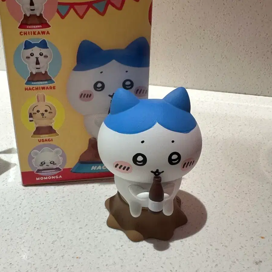 교환!)치이카와 한가로운 먼작귀 피규어 하치와레 가르마 우사기 쿠리만쥬