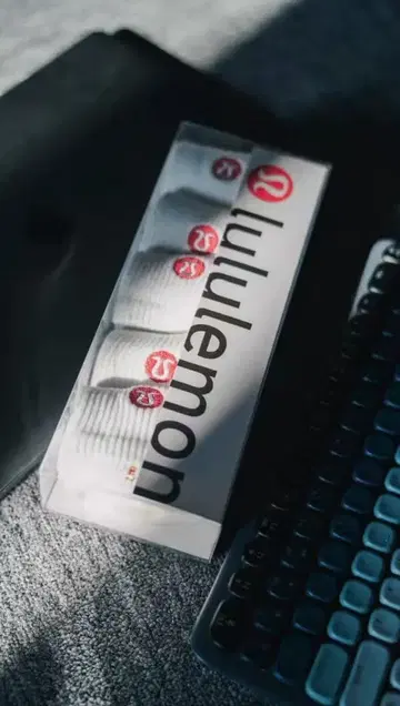 lululemon 삭스 화이트 5족 세트