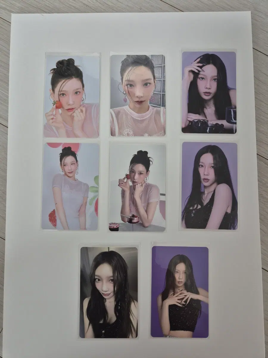 2025 시즌그리팅 태연 포카 8종
