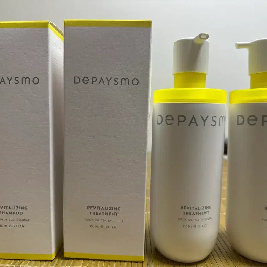 DEPAYSMO 리바이탈라이징 샴푸 & 트리트먼트 세트
