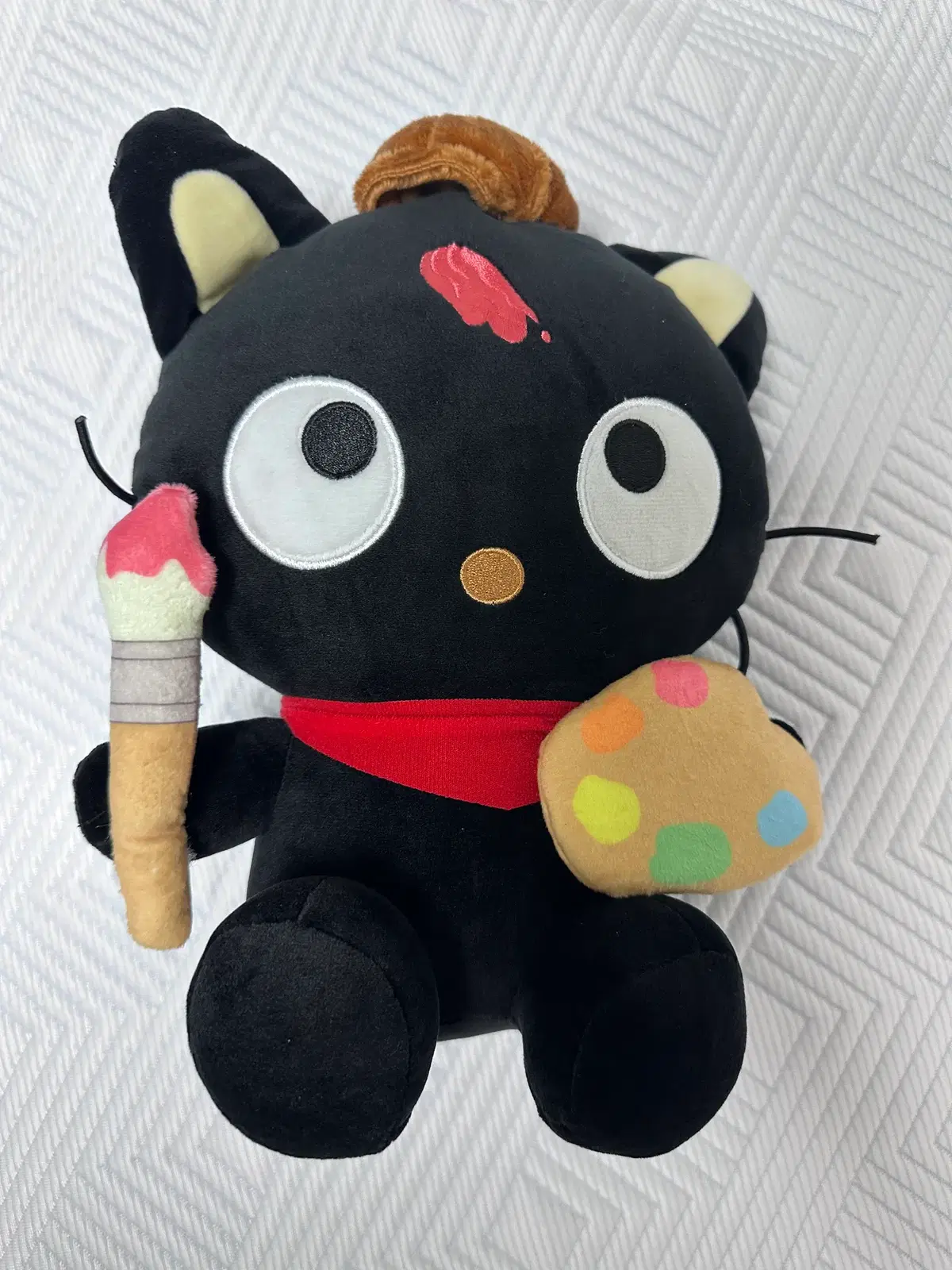 [정품/택있음] 산리오 초코캣 화가 탐정 중형인형 25cm