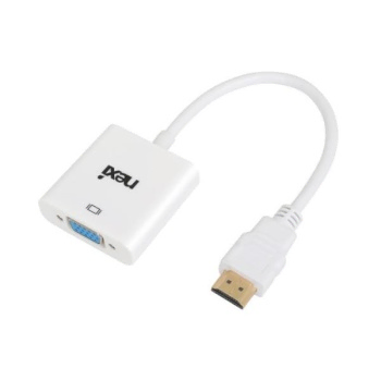 HDMI to VGA 무전원 변환 컨버터 화이트