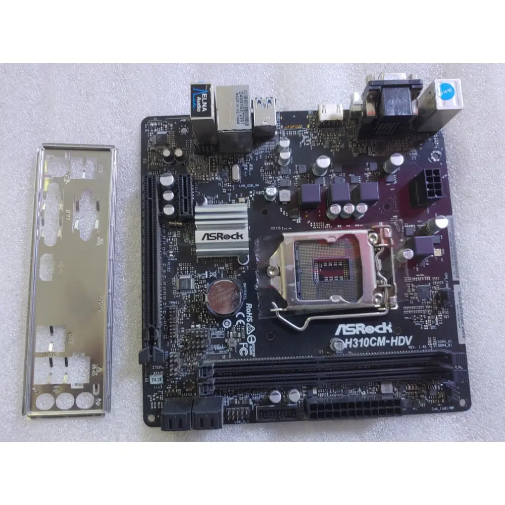 ASRock H310CM-HDV 중고 메인보드 1개