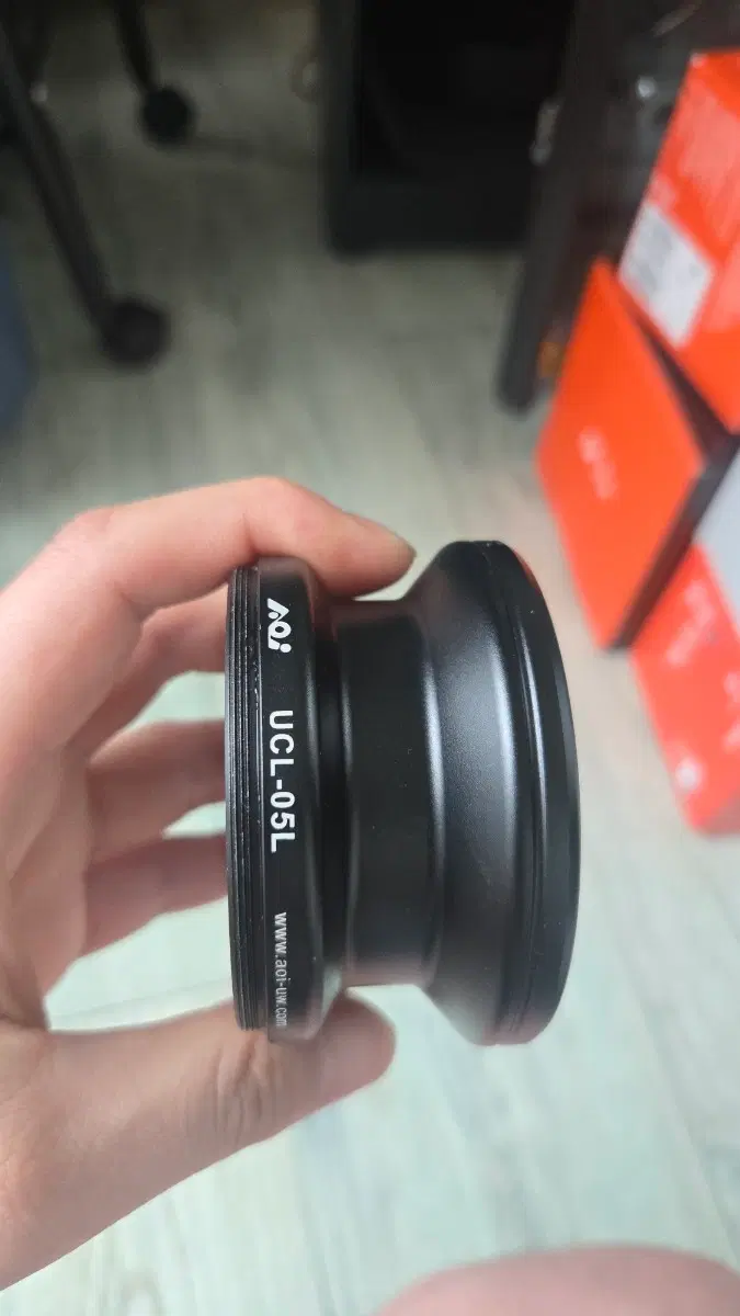 AOI UCL-05L +6 수중 매크로 클로즈업 렌즈 M67 상태좋음